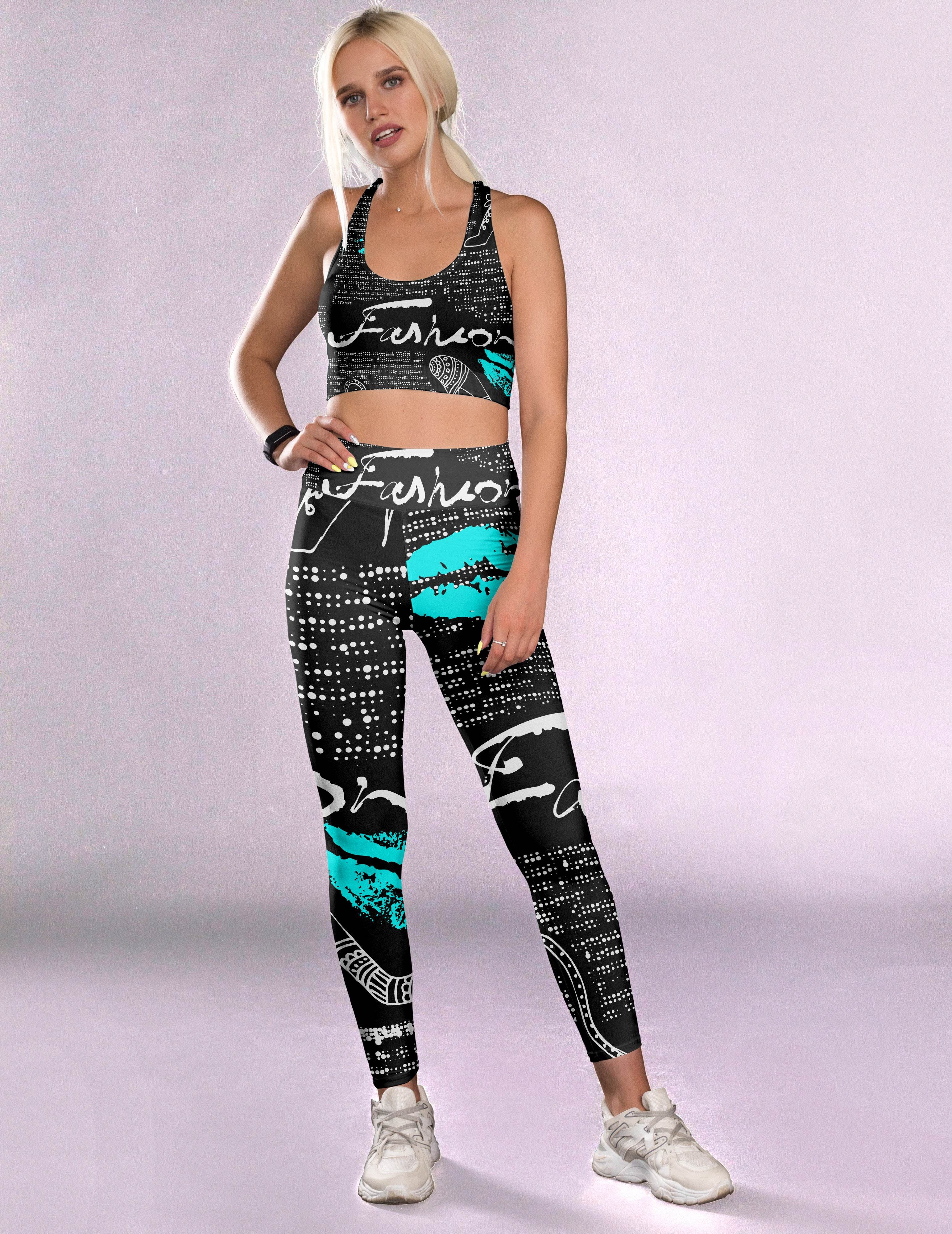 Black Fashion Fitness Set - Big J's Showstoppin' Store
